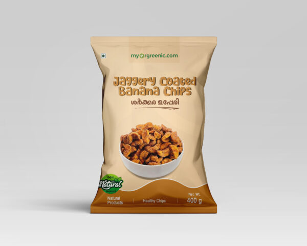Jaggery Coated Banana Chips – 400g